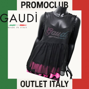 2 в 1 блуза Gaudì, мрежеста блуза и потниче, 95% полиестер, Италия